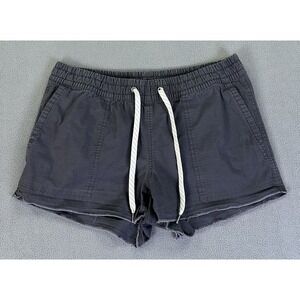 Vuori Shorts XS Grey Vintage Ripstop Distressed Outdoor Minimalist Organic